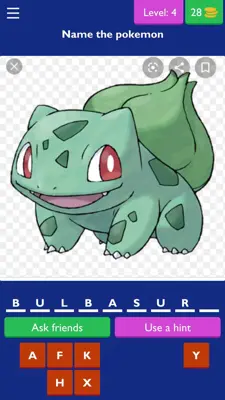 Guess the pokemon. android App screenshot 0