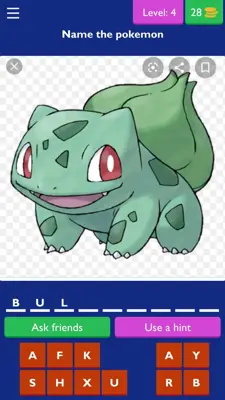 Guess the pokemon. android App screenshot 1